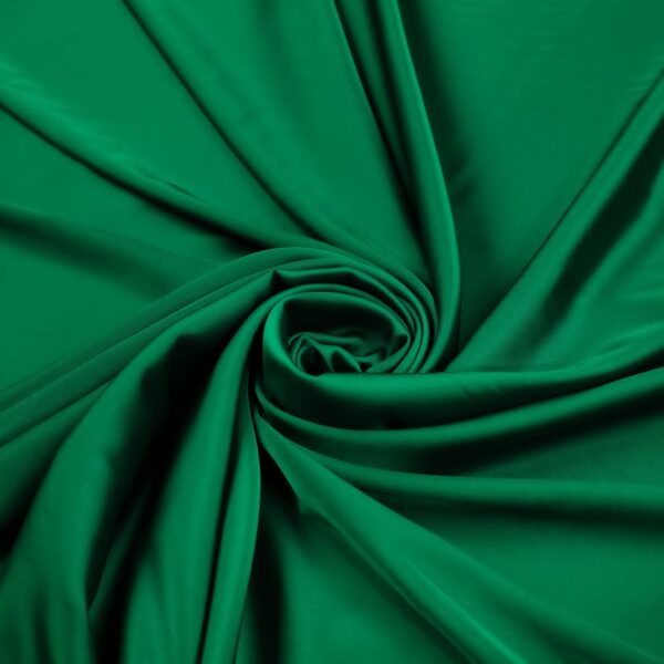 Tessuto Satin Mano Seta (Monobava) Debacato Liscio - al Metro - Verde Bandiera