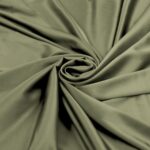 Tessuto Satin Mano Seta (Monobava) Debacato Liscio - al Metro - Verde Salvia