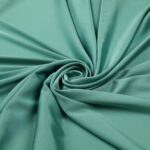 Tessuto Satin Mano Seta (Monobava) Debacato Liscio - al Metro - Verde Felce