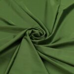 Tessuto Satin Mano Seta (Monobava) Debacato Liscio - al Metro - Verde Prato