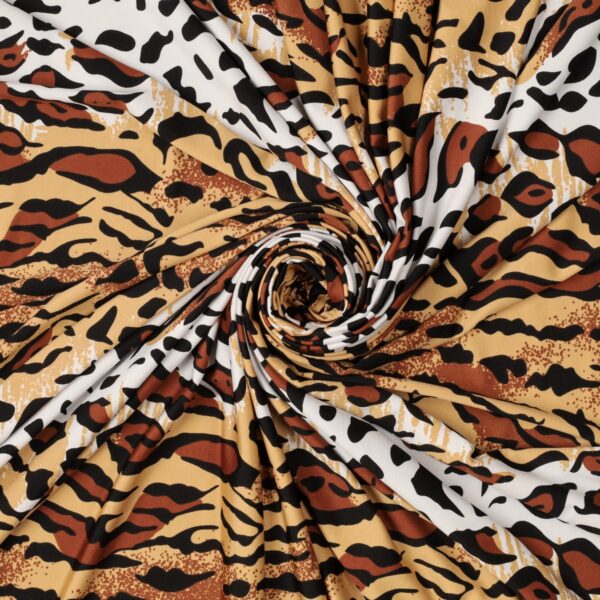 Tessuto Milk Jersey Animalier - al Metro - Maculato Grande