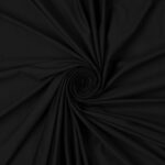 Tessuto Microfibra Pesante Monterei - al Metro - Nero - Mezzo Metro