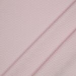 Tessuto Piquet di Cotone Stampato - Onde - Rosa - Mezzo Metro