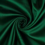 Tessuto Mikado Tinta Unita - al Metro - Verde Bandiera - Mezzo Metro