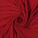 Tessuto Jersey Pesante Solto - Rosso India - Mezzo Metro