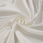 Tessuto Duchesse Regina Tabo Fissa - al Metro - Bianco Seta
