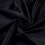 Tessuto Duchesse Regina Tabo Fissa - al Metro - Nero Riflesso Royal