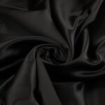 Tessuto Duchesse Regina Tabo Fissa - al Metro - Jet Black