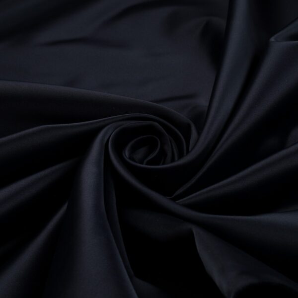 Tessuto Duchesse Regina Tabo Fissa - al Metro - Blu Navy