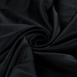 Tessuto Duchesse Regina Tabo Fissa - al Metro - Nero Riflesso Petrolio