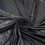 Lycra Fantasia Prismatic - al Metro - Nero Iridescente Nero