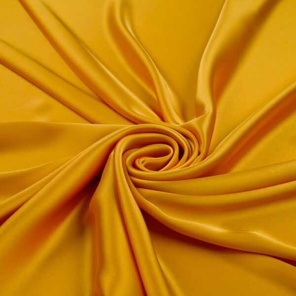 Tessuto Cady Narciso Silk Touch - al Metro - Giallo Ocra