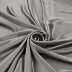Tessuto Cady Narciso Silk Touch - al Metro - Grigio Piombo