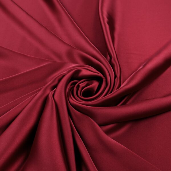 Tessuto Cady Narciso Silk Touch - al Metro - Rosso India