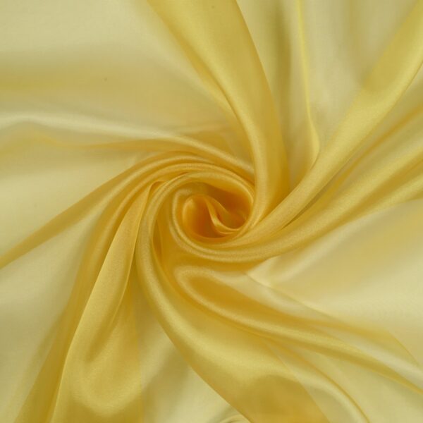 Tessuto Organza Brillè - al Metro - Giallo
