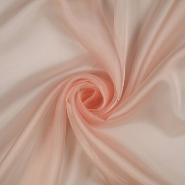 Tessuto Organza Brillè - al Metro - Rosa Pallido - Mezzo Metro