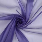Tessuto Organza Brillè - al Metro - Viola