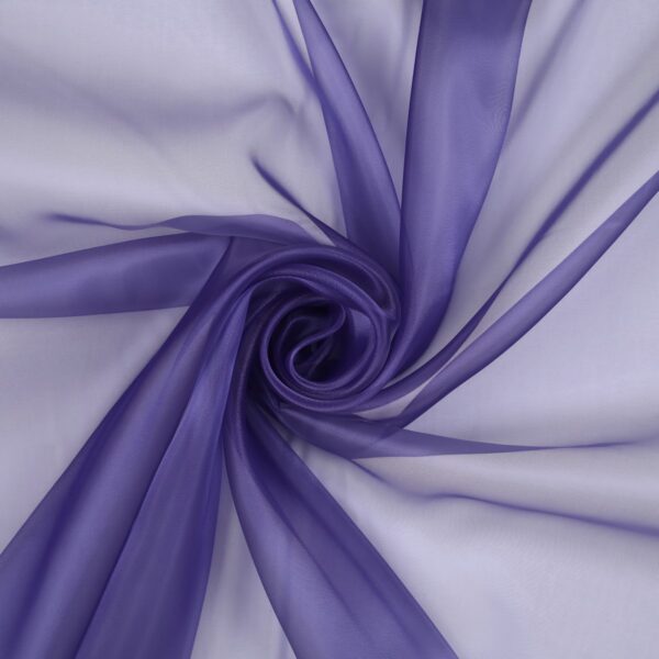 Tessuto Organza Brillè - al Metro - Viola