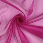 Tessuto Organza Brillè - al Metro - Fucsia