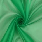 Tessuto Organza Brillè - al Metro - Verde
