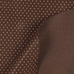 Feltro Modellabile 3mm Doppia Faccia Cuoricino/Punto Spillo - al Metro - Marrone
