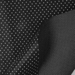 Feltro Modellabile 3mm Doppia Faccia Cuoricino/Punto Spillo - al Metro - Nero