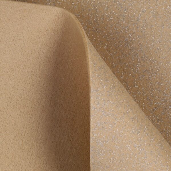 Feltro Modellabile 3mm Glitter Argento - al Metro - Palomino