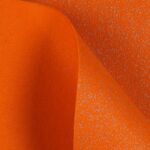 Feltro Modellabile 3mm Glitter Argento - al Metro - Arancio