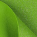 Feltro Modellabile 3mm Glitter Argento - al Metro - Verde Acido
