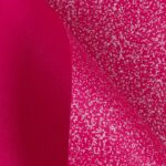 Feltro Modellabile 3mm Glitter Argento - al Metro - Fucsia