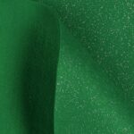 Feltro Modellabile 3mm Glitter Argento - al Metro - Verde