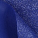 Feltro Modellabile 3mm Glitter Argento - al Metro - Blu Royal