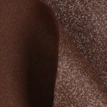 Feltro Modellabile 3mm Glitter Argento - al Metro - Marrone