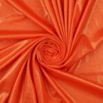 Lycra Fantasia Glitter Foil New - al Metro - Arancio Fluo Glitter Oro