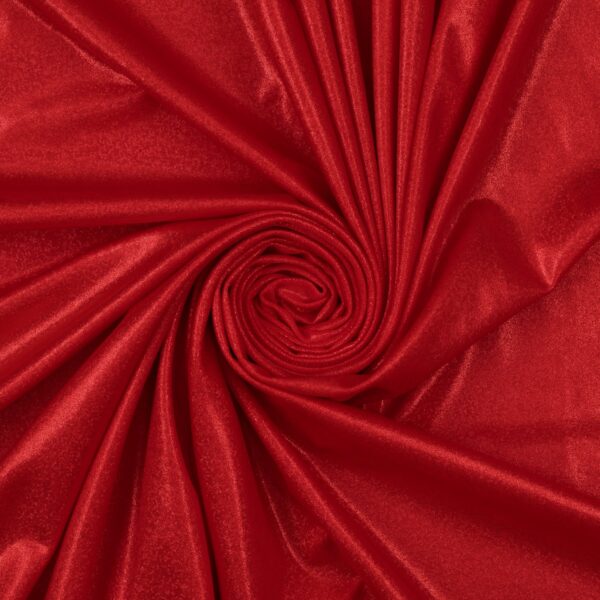 Lycra Fantasia Glitter Foil New - al Metro - Rosso Glitter Rosso