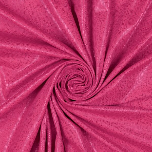 Lycra Fantasia Glitter Puntinato New - al Metro - Fucsia Glitter Fucsia