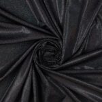 Lycra Fantasia Glitter Puntinato New - al Metro - Nero Glitter Nero