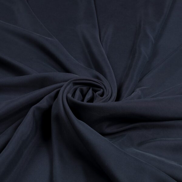 Pura Seta Cupro Opaca - al Metro - Blu Navy