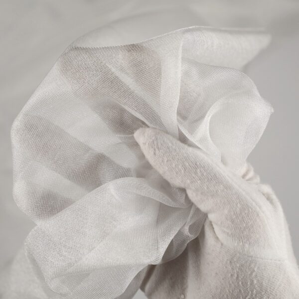 Tulle Scintilla - al Metro - Bianco