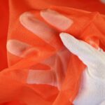 Tulle Scintilla - al Metro - Arancio