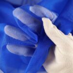 Tulle Scintilla - al Metro - Blu Royal