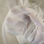 Tulle Scintilla - al Metro - Bianco Seta