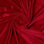 Velluto Bielastico - al Metro - Rosso