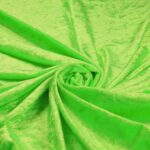 Tessuto Ciniglia - al Metro - Verde Fluo