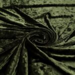 Tessuto Ciniglia - al Metro - Verde Militare