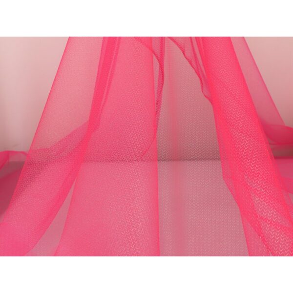 Tulle Ondina Lamè - al Metro - Fucsia Fluo