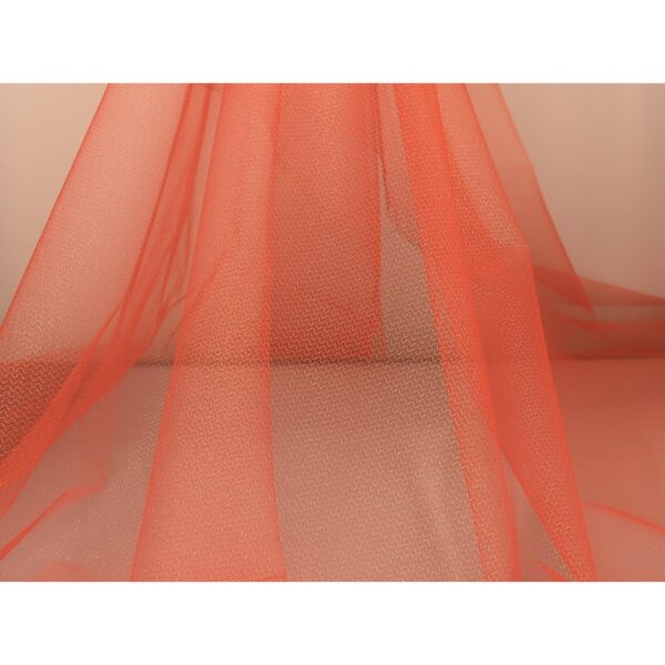 Tulle Ondina Lamè - al Metro - Arancio Fluo