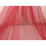 Tulle Ondina Lamè - al Metro - Rosso