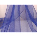 Tulle Ondina Lamè - al Metro - Blu Cina