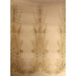 Tulle Glitter Azteco - al Metro - Nudo Glitter Oro
